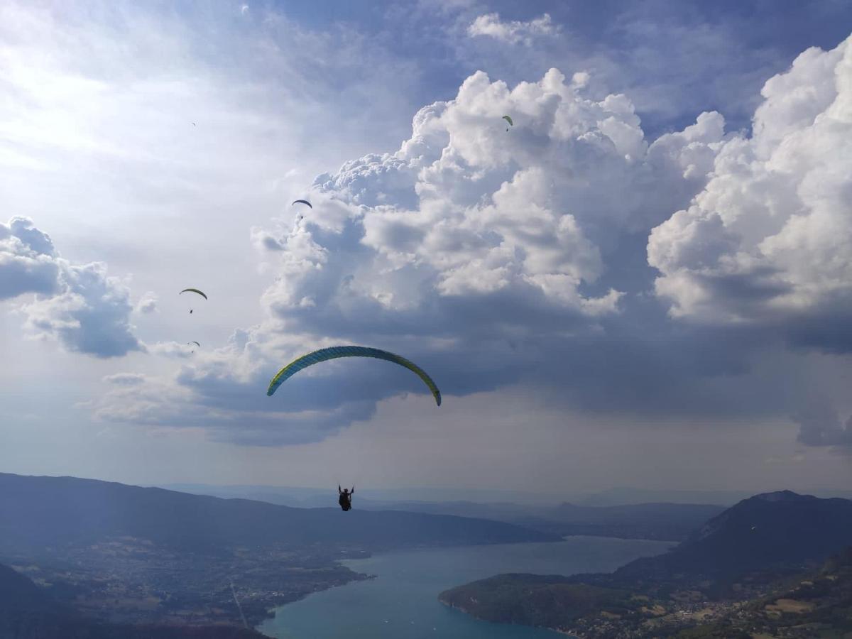 Entre Lac D'Annecy Et Montagnes, Golf Et Parapente A Pieds Talloires-Montmin Exterior foto